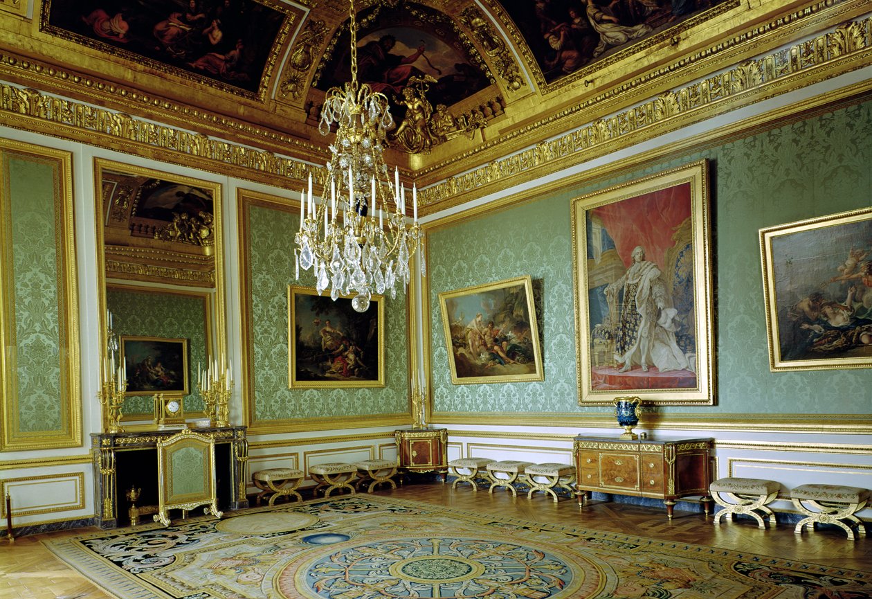 Il Salon des Nobles, ridipinto nel 1785 da Maria Antonietta da French School