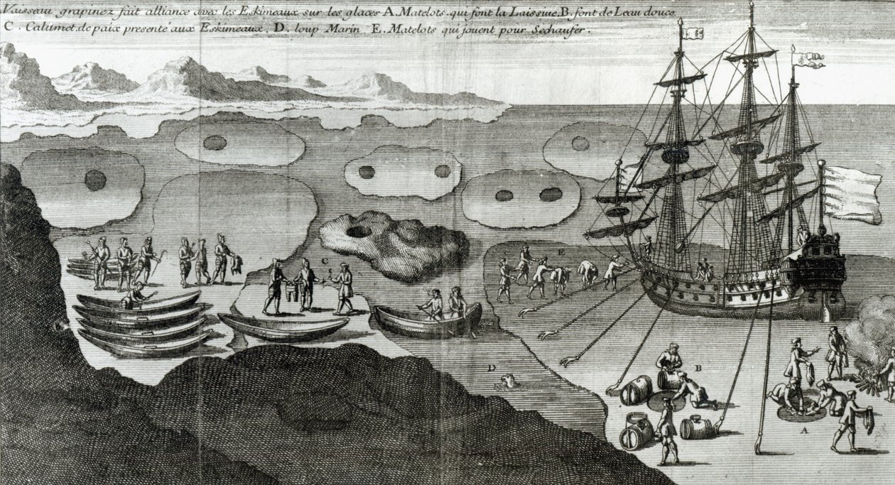 La nave che fa alleanza con gli eschimesi, da 