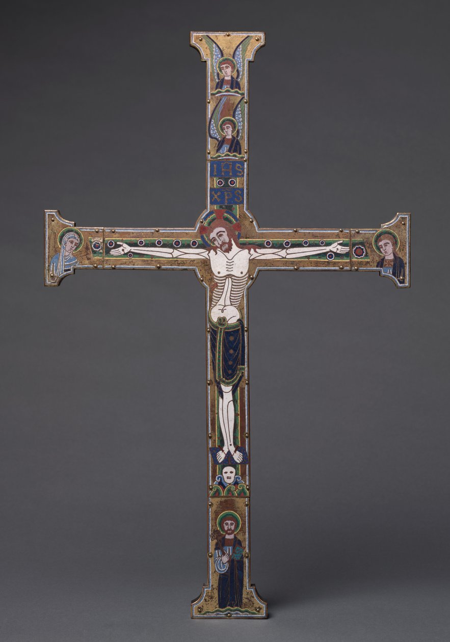 La "Croce Spitzer", Maestro della Royal Plantagenet Workshop, c.1190 da French School
