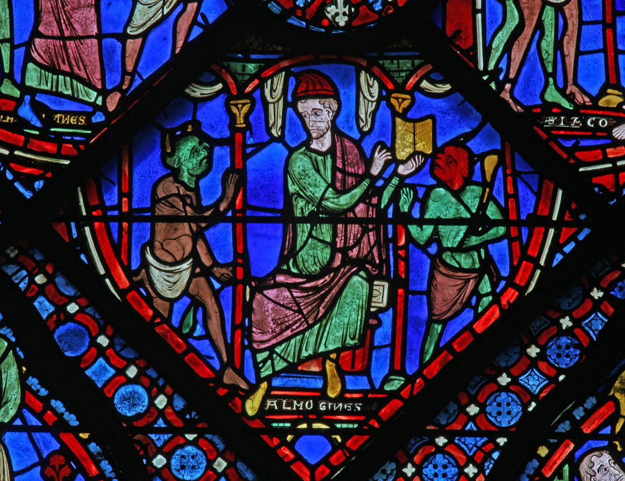 San Giacomo: Almogines (Hermogines) evoca demoni (dettaglio) da French School