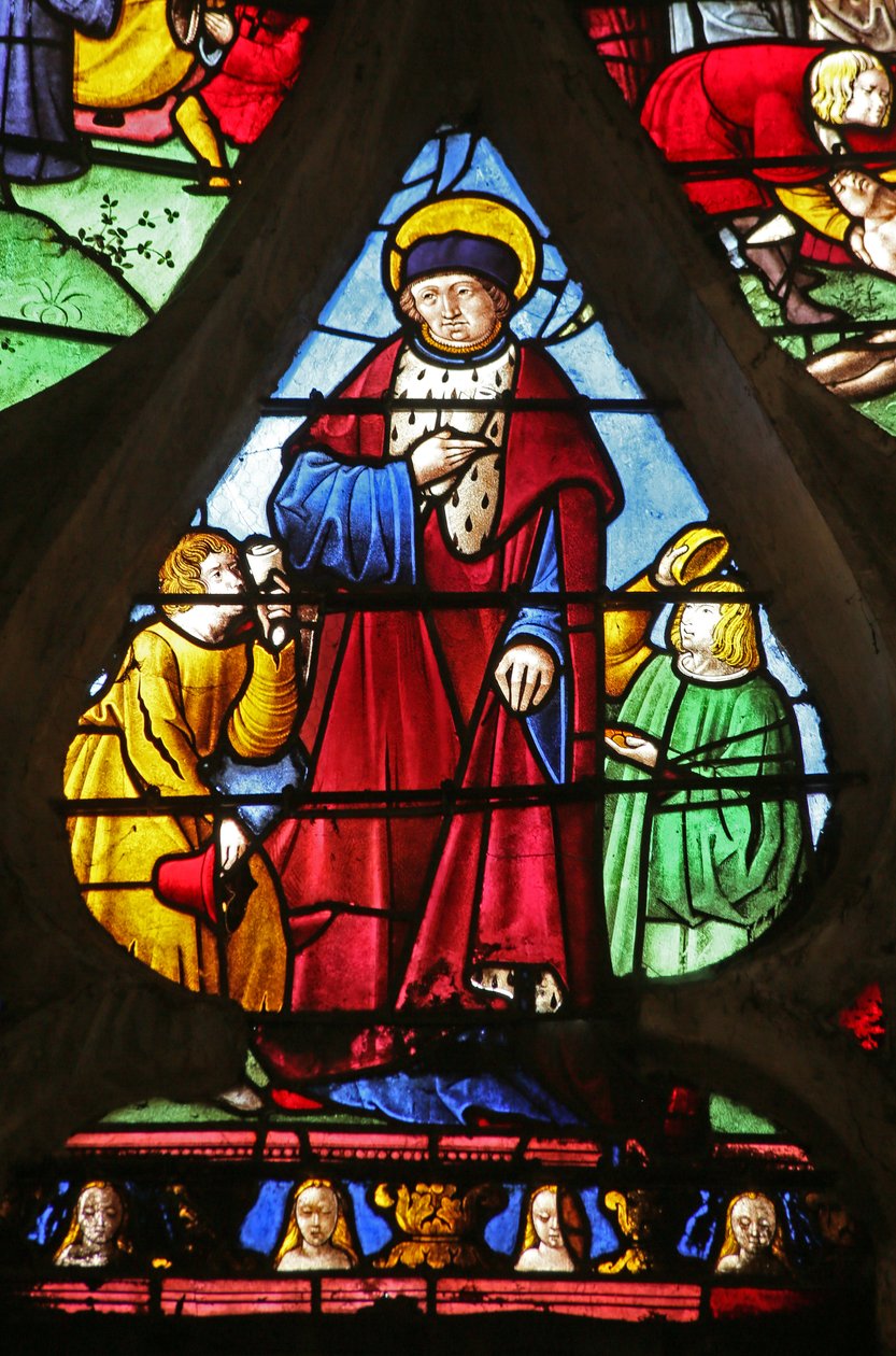 La finestra di San Luigi: San Luigi compie buone azioni da French School