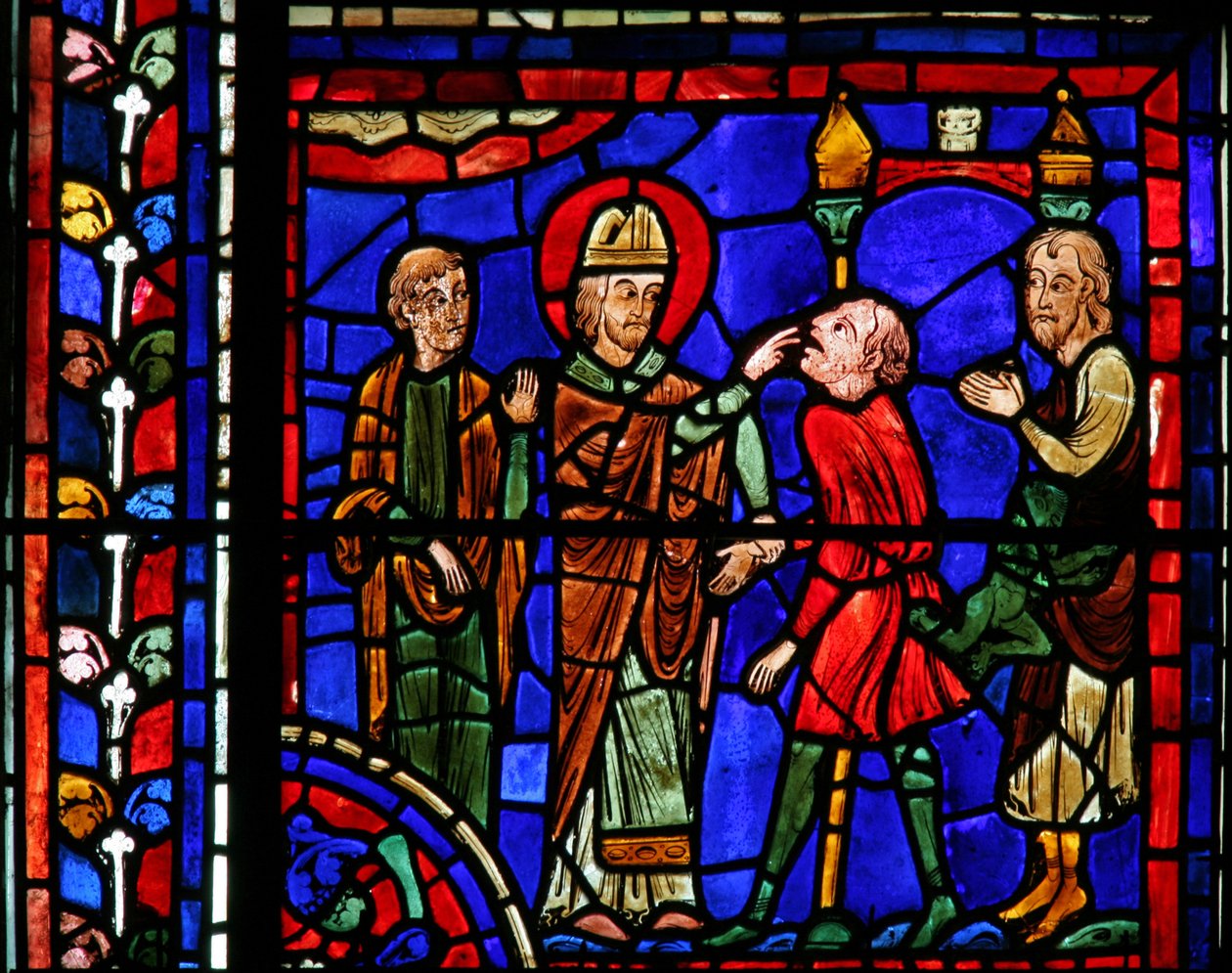La finestra di San Martino: il santo guarisce un