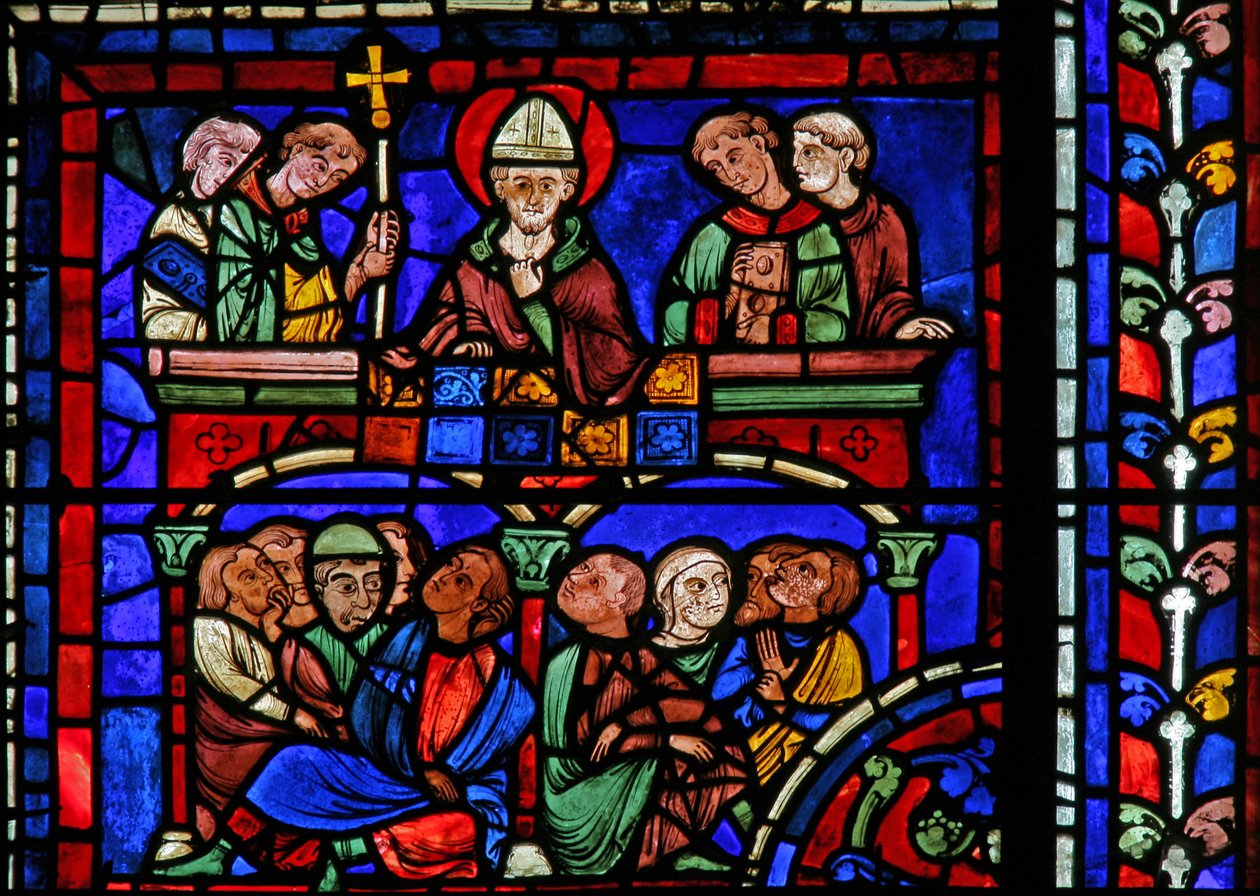 La finestra di San Martino: il santo predica da French School