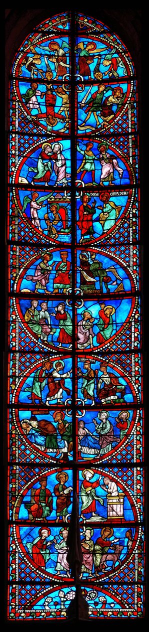 Vetrata di San Pietro e San Paolo da French School