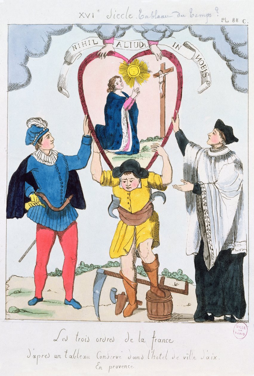 I Tre Ordini di Francia, 1789 da French School