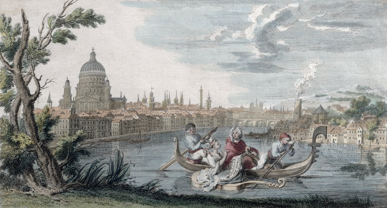 Il Trionfo del Gusto Moderno, dedicato a Signora Faustina Bordoni, inciso da Venerys, c.1727 da French School