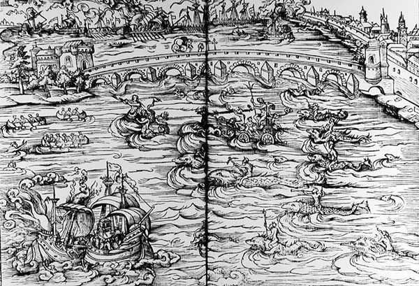 Il trionfo del fiume da French School