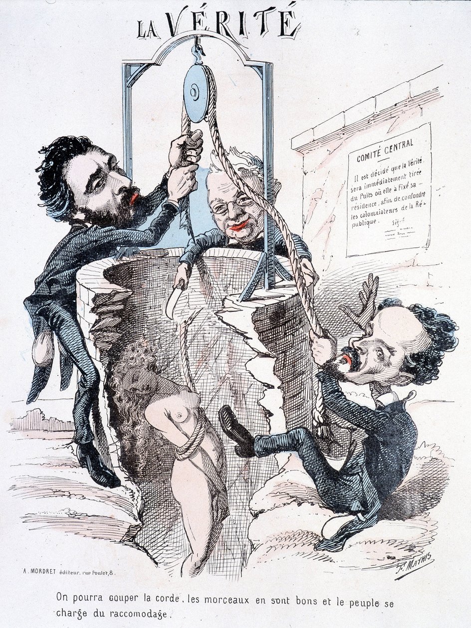La verità - Possiamo tagliare la corda, i pezzi sono buoni e la gente si occupa della macinazione (Thiers, Rochefort e... intorno a un pozzo) da French School