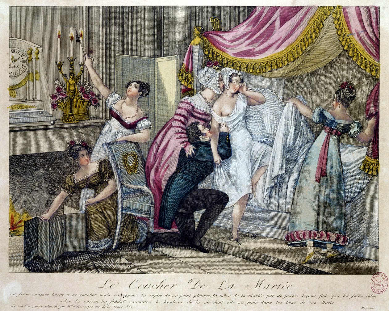La notte di nozze, c.1820 da French School