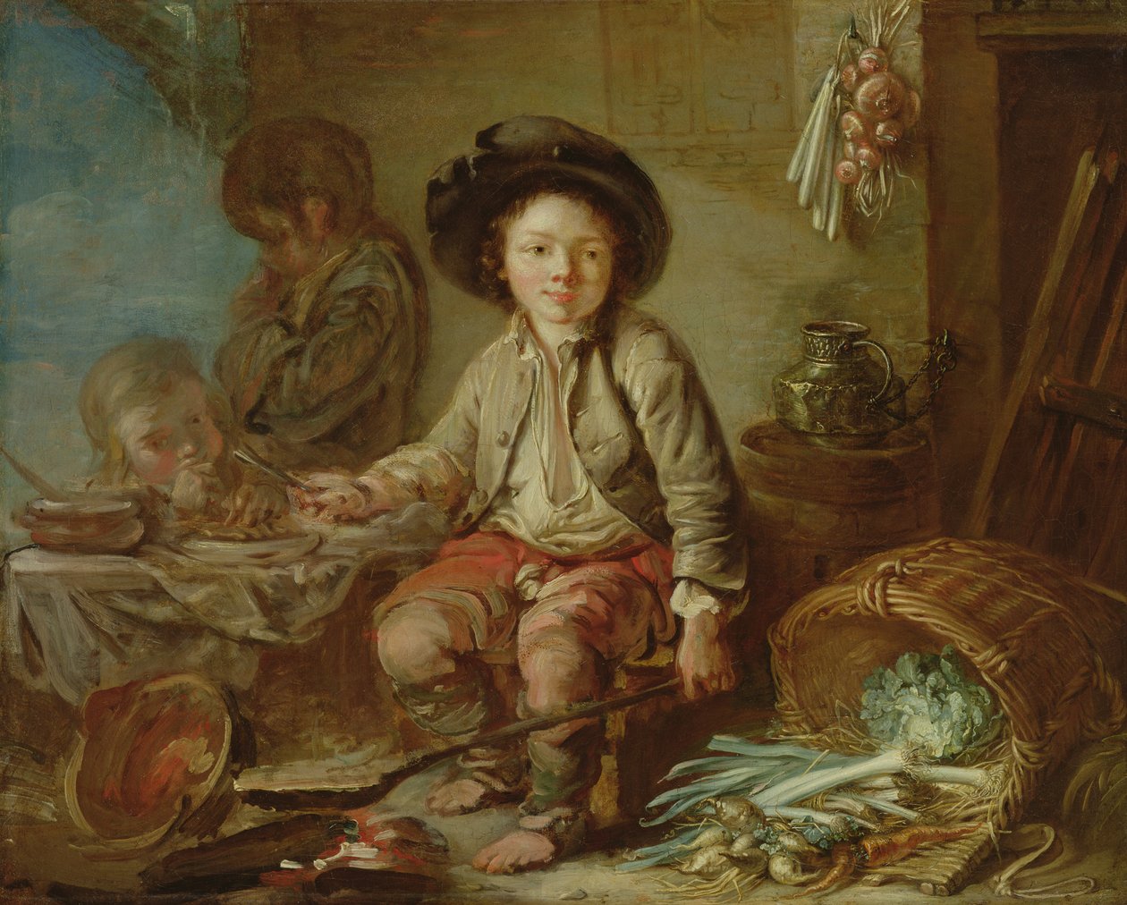 Il pranzo dei giovani spazzacamini da French School
