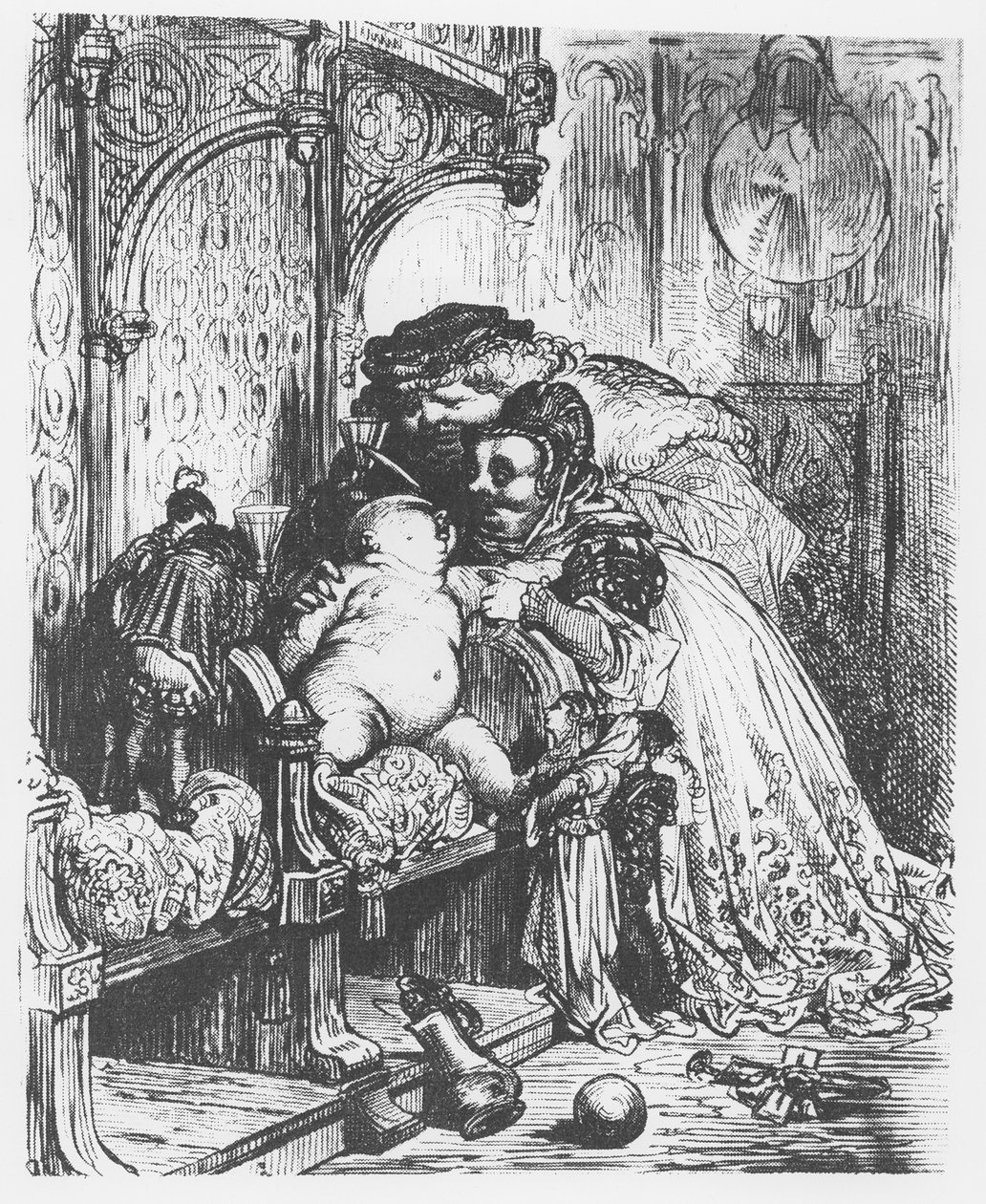 La nascita di Pantagruel, illustrazione da 