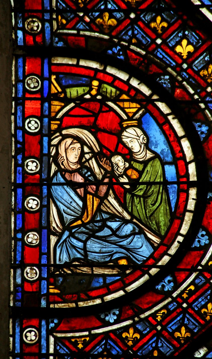 La nascita di San Giovanni Battista da French School