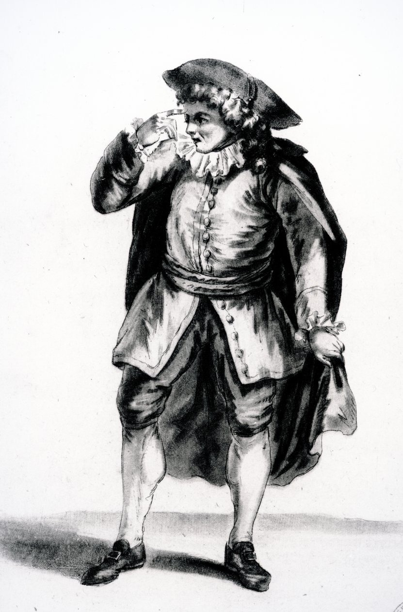 Il costume di Arnolphe, da La scuola delle mogli di Molière da French School