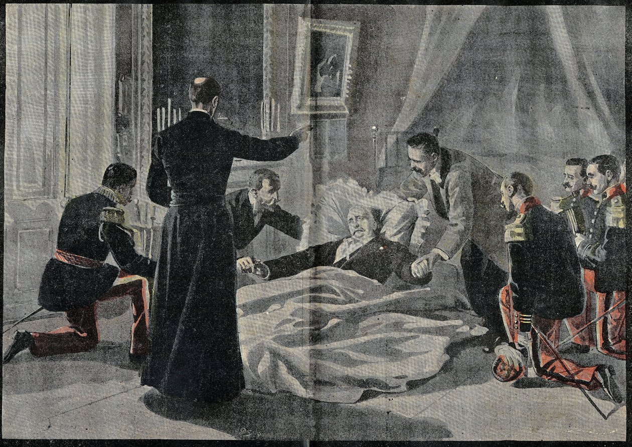 La morte di Felix Faure (1841-1899), presidente della Francia, l