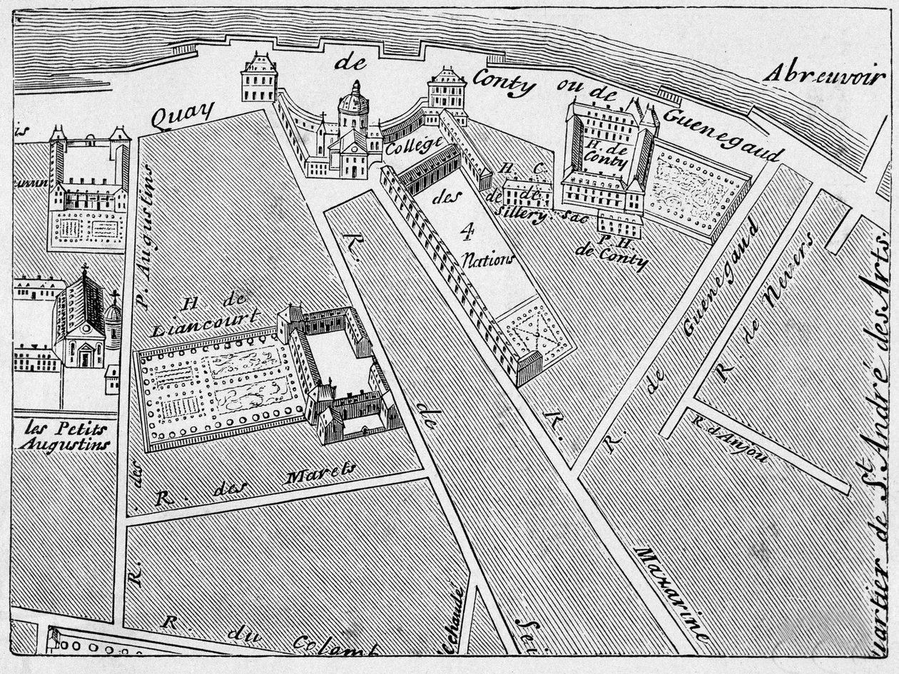 Il quartiere del Collège des Quatre Nations (Quattro Nazioni) e l