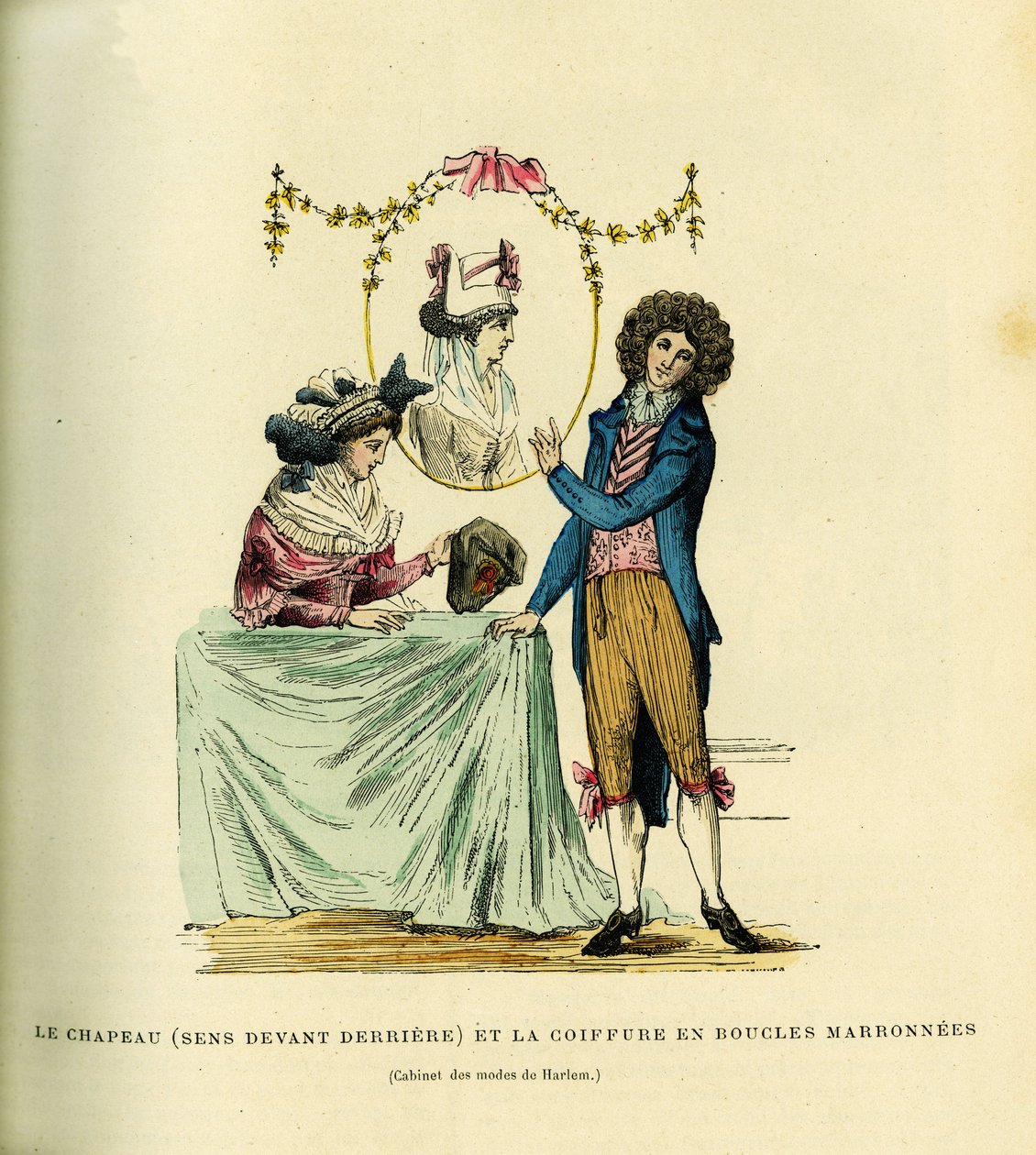 Il cappello, senso davanti al dietro e l
