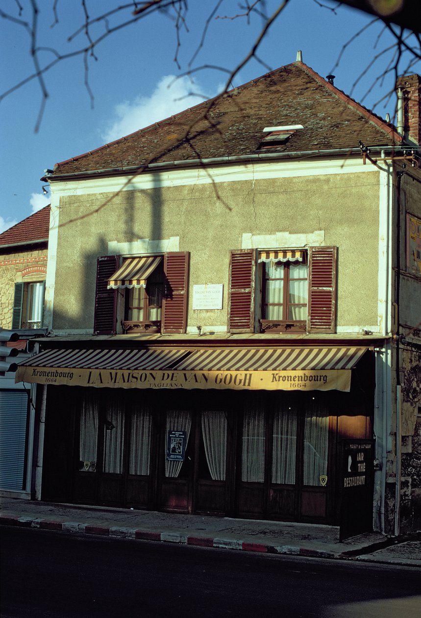 La casa in cui visse Vincent van Gogh nel 1890 da French School