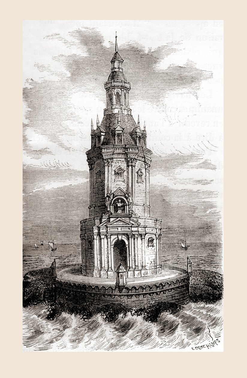Il faro originale del XVII secolo di Cordouan, vicino alla foce dell
