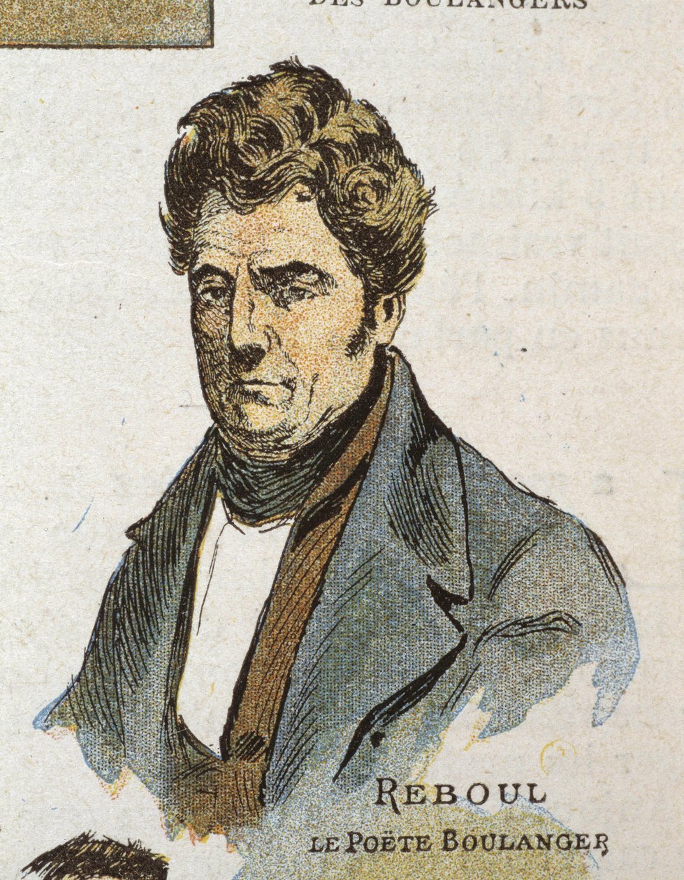Il poeta Reboul soprannominato “Il Boulanger de Nîmes” (1796 - 1864) da French School