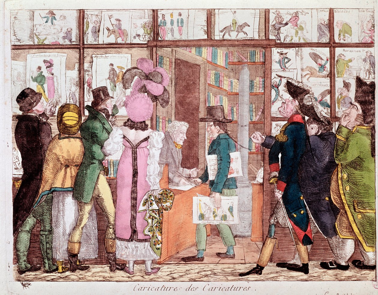 Il mercato delle stampe (litografia) da French School