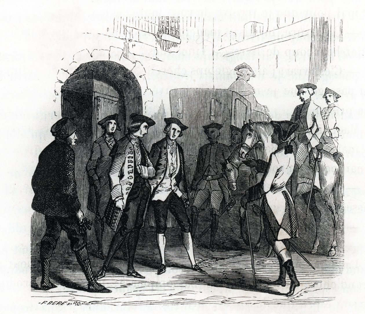 I prigionieri di Vincennes furono trasferiti alla prigione della Bastiglia nel 1784 da French School