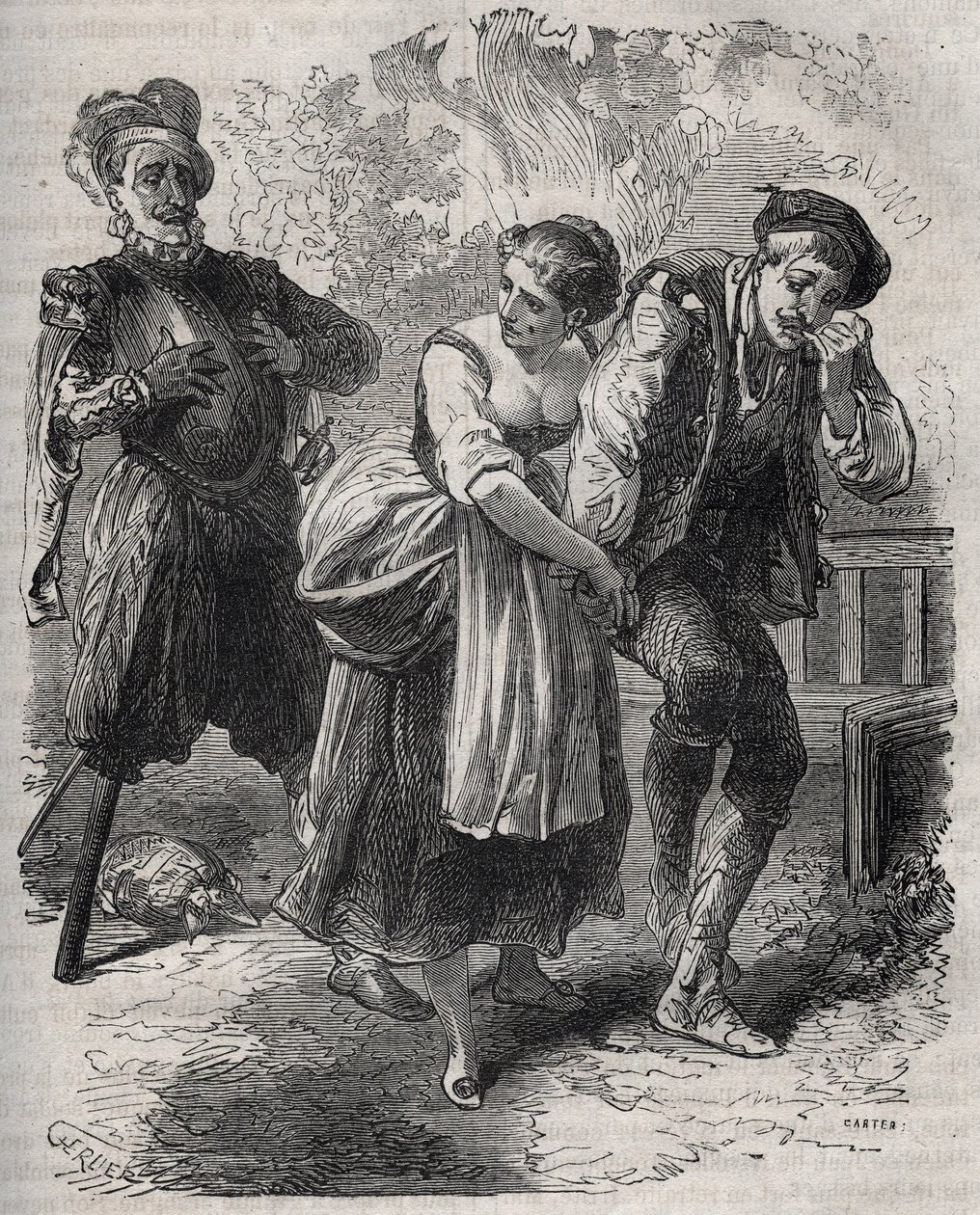 Il ritorno di Martin Guerre (circa 1524 intorno al 1560): apparve davanti alla moglie, Bertrande de Rols, e a colui che aveva usurpato la sua identità, l