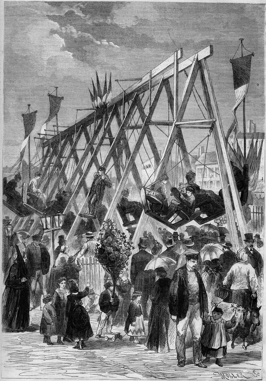 Le altalene del villaggio di Malakoff, nell