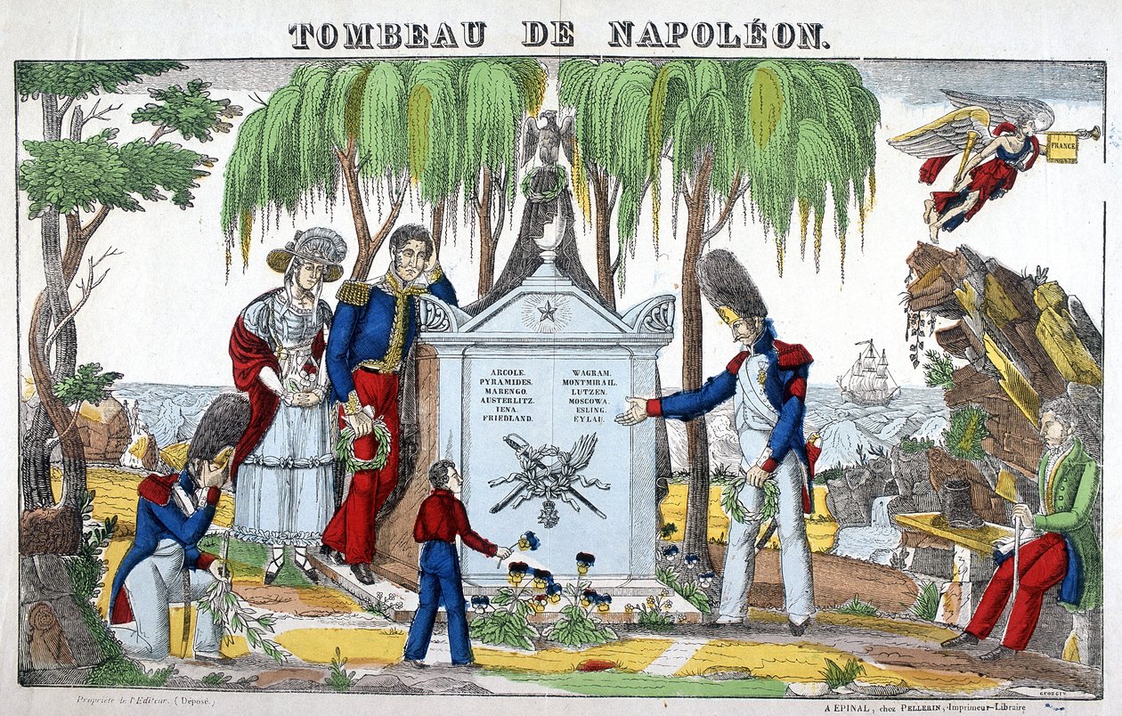 La tomba di Napoleone Bonaparte sull