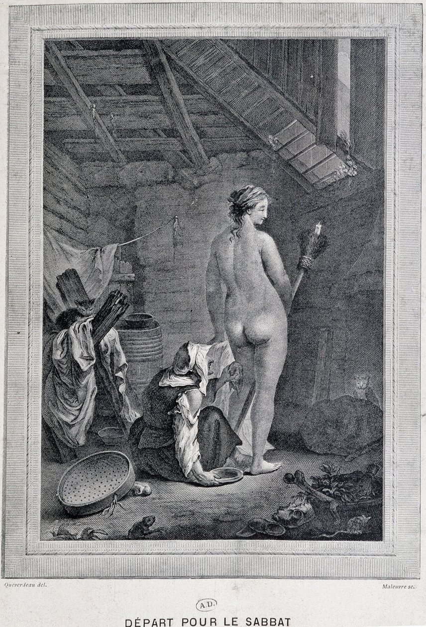 Toilette della strega prima del sabba - Francia da French School