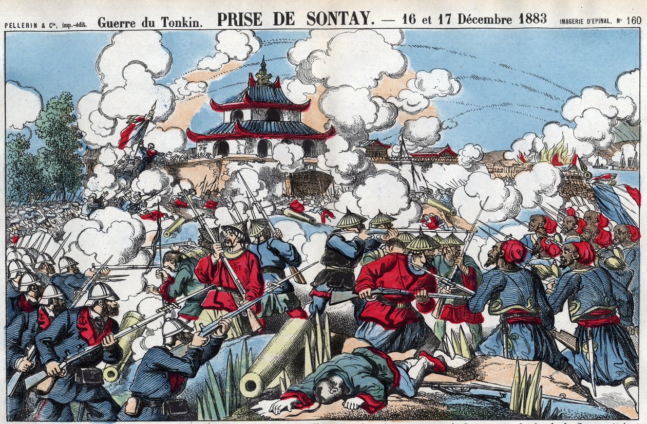Guerra del Tonchino: cattura di Sontay, 16 e 17 dicembre da French School