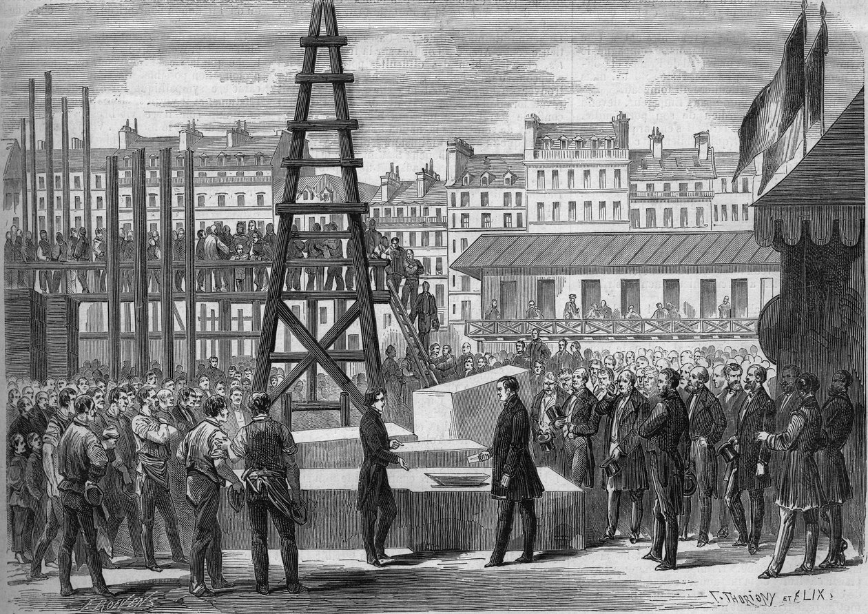 Trasformazioni di Parigi sotto il Secondo Impero, Parigi Haussmann: installazione della prima dell