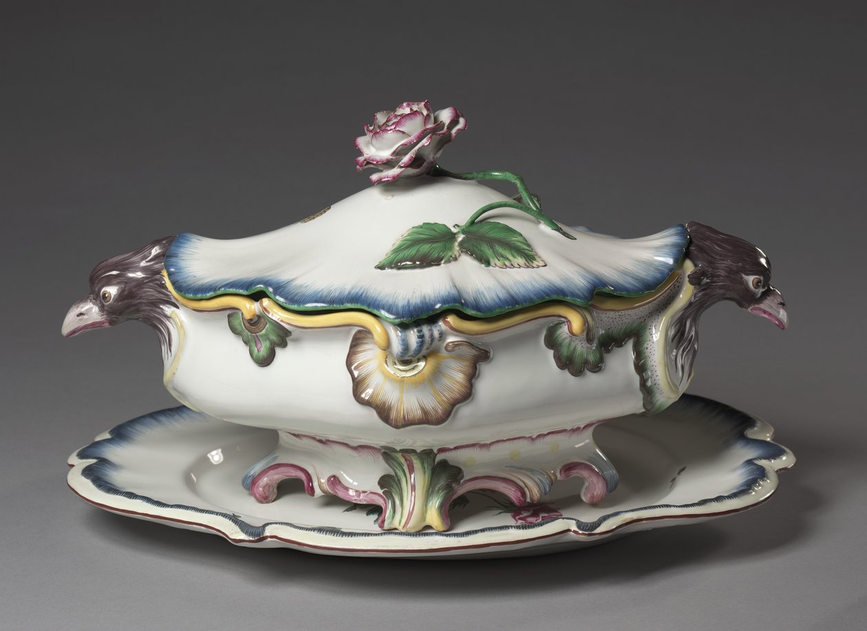 Zuppiera, manifattura Strasbourg, c.1750 da French School
