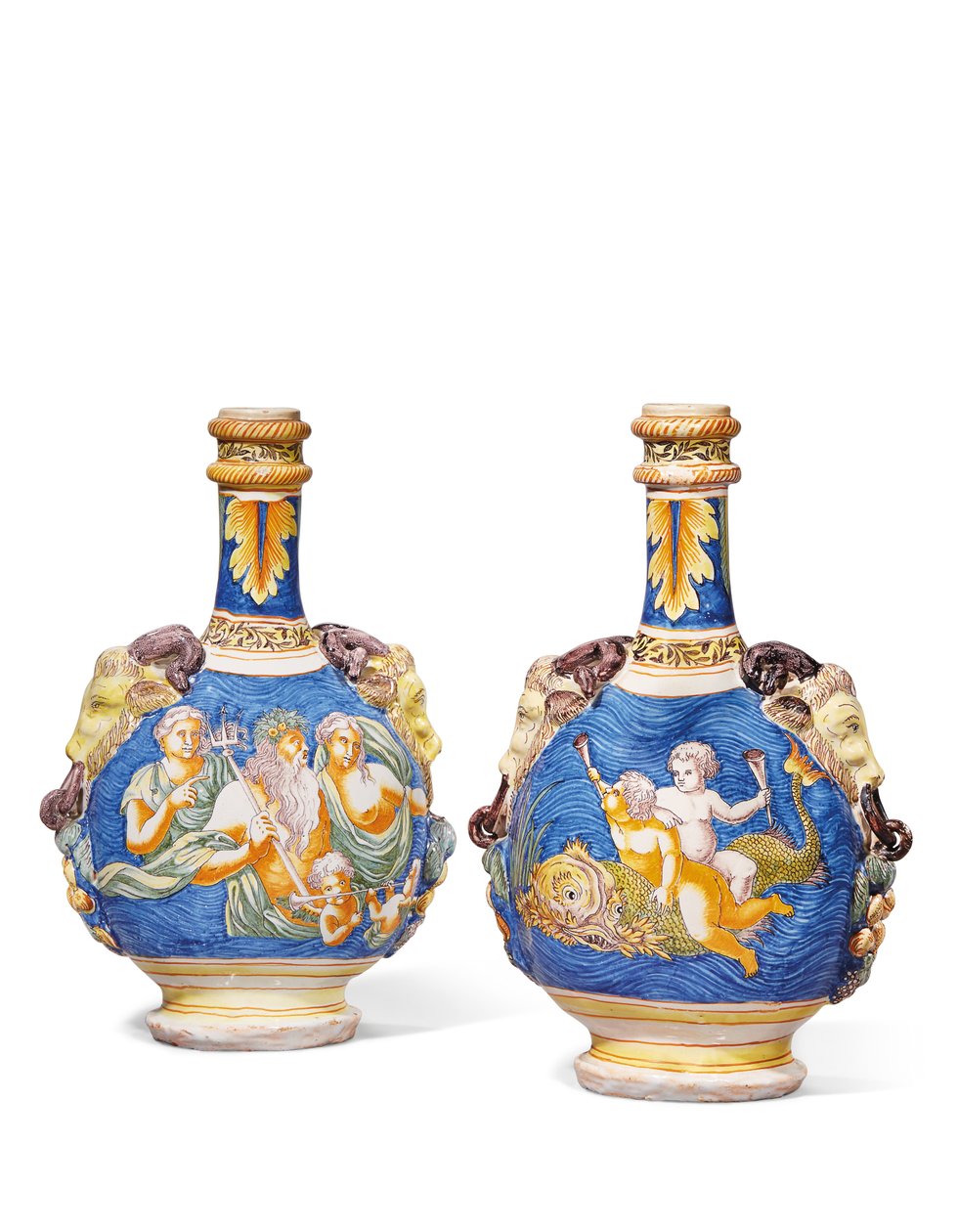 Due zucche, Nevers, c.1680-1700 da French School