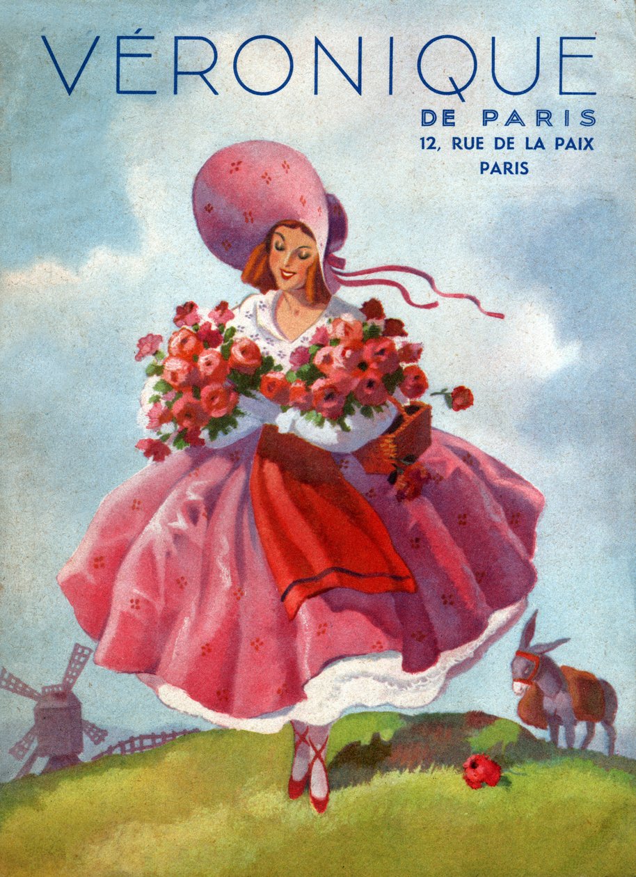 Abiti di Veronique (Illustrazione, circa 1920) da French School