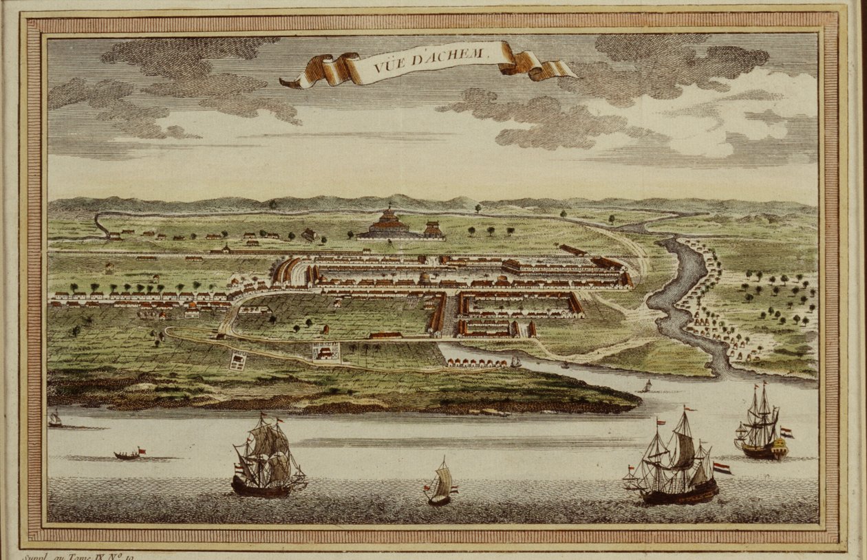 Veduta di Banda Aceh, Sumatra, Indonesia da French School