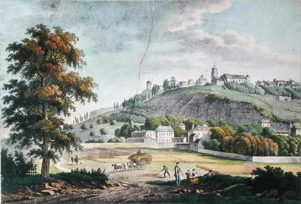 Veduta di Montmartre da St. Denis da French School