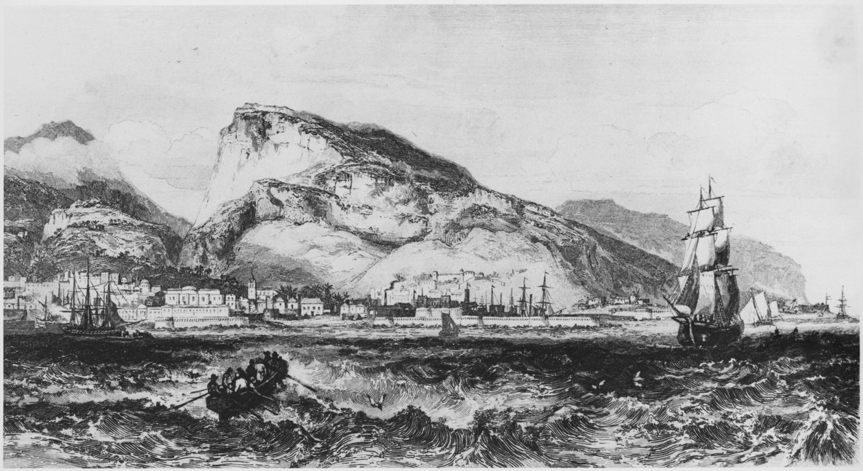 Veduta di Port Louis, Mauritius, illustrazione da Iles de l