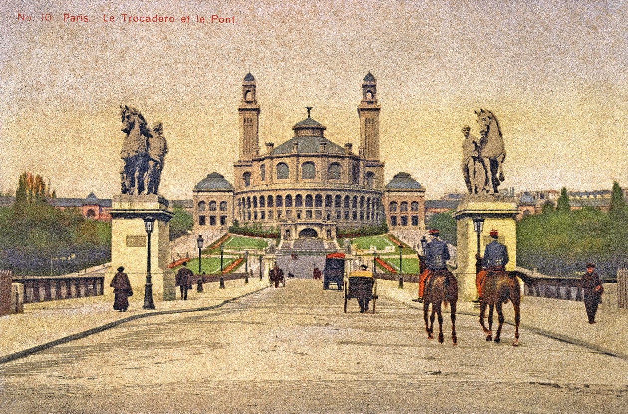 Vista sul Trocadero e sul Pont d