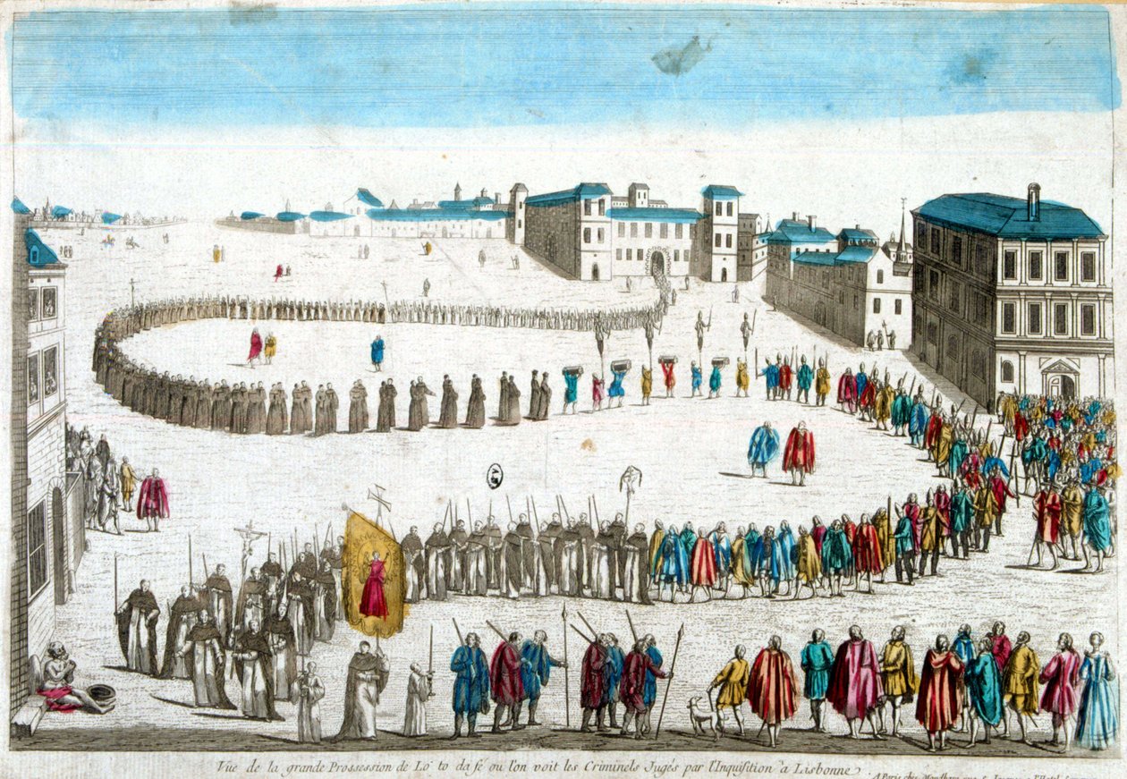 Veduta della grande processione dell