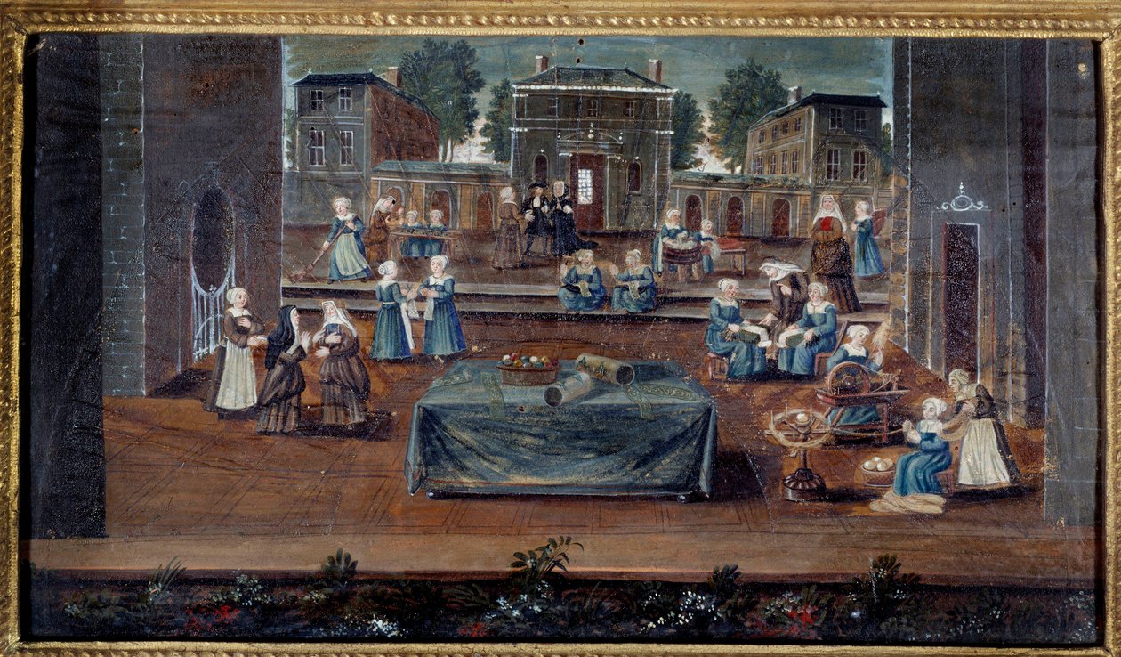 Vista della casa di Saint Cyr Saint-Cyr era una casa di educazione per ragazze nobili povere creata da Francoise d
