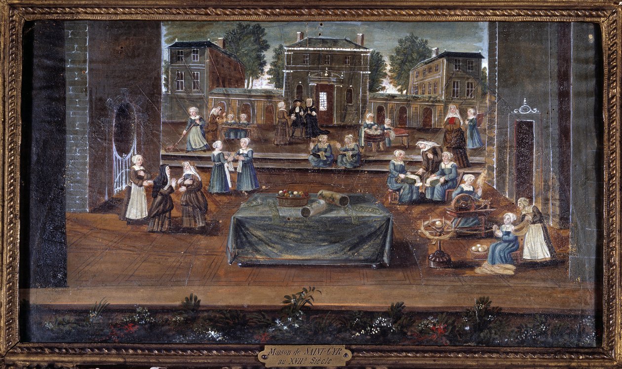 Vista della casa di Saint Cyr Saint-Cyr era una casa di educazione per ragazze nobili povere creata da Françoise d