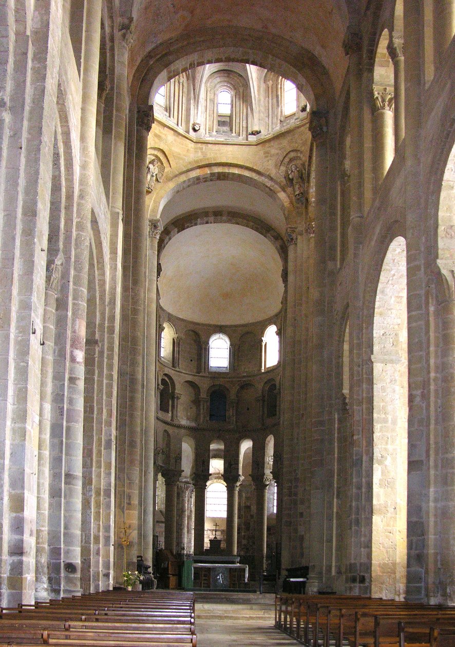 Veduta della navata, c.1050 da French School