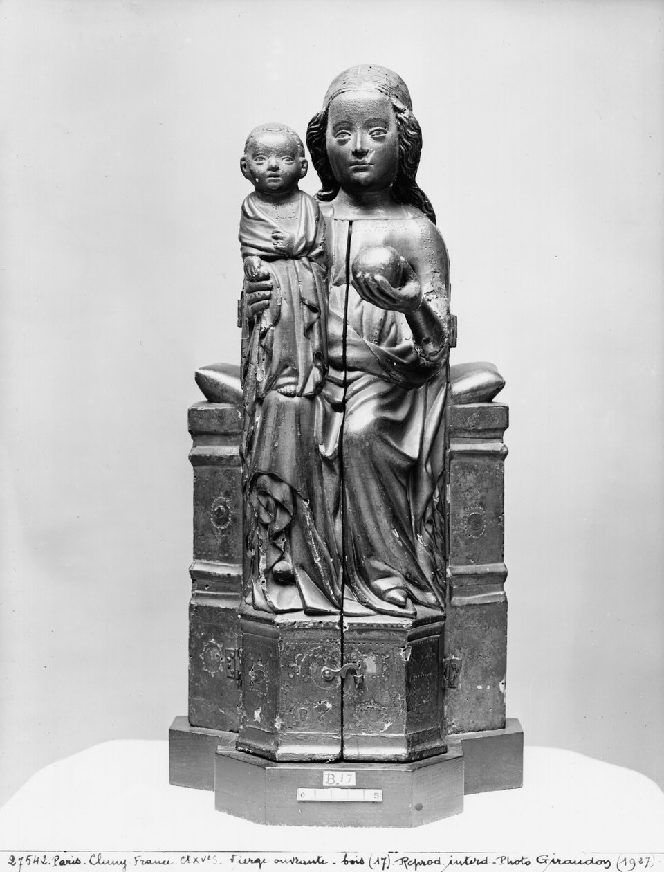 Vergine (che si apre) chiusa, inizio XV secolo (dettaglio) da French School