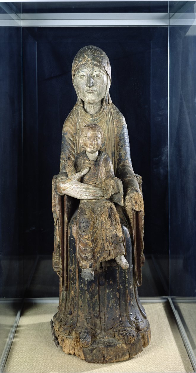 Vergine e Bambino in Maestà, da Forez da French School