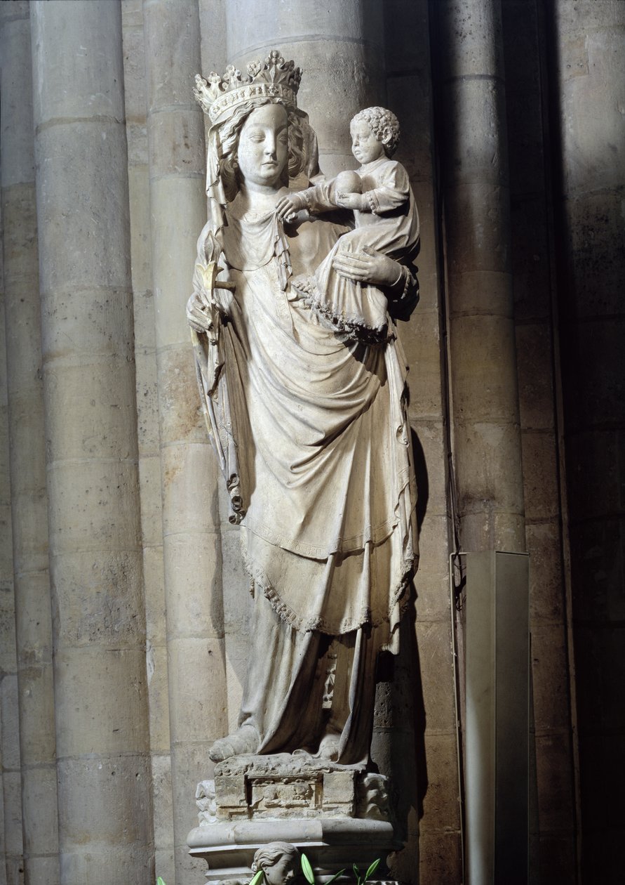 Vergine e Bambino, conosciuta come Notre-Dame de Paris da French School