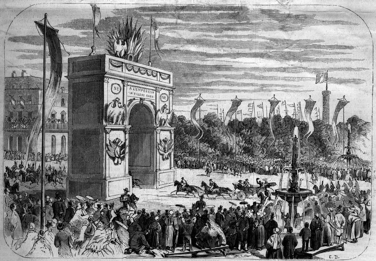 Visita di Napoleone III (1808-1873) e dell