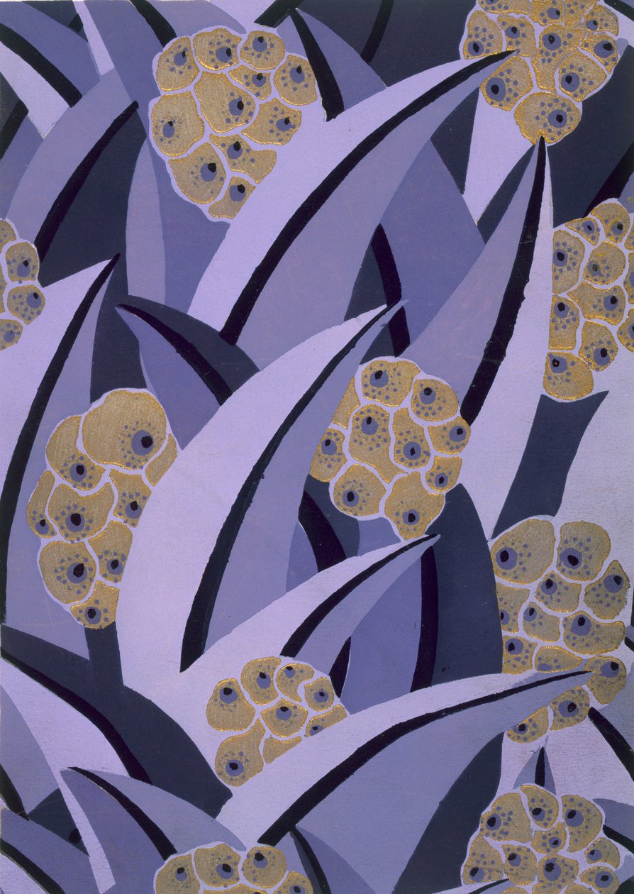 Design di carta da parati di Maison Gaillard, pub. 1930 da French School