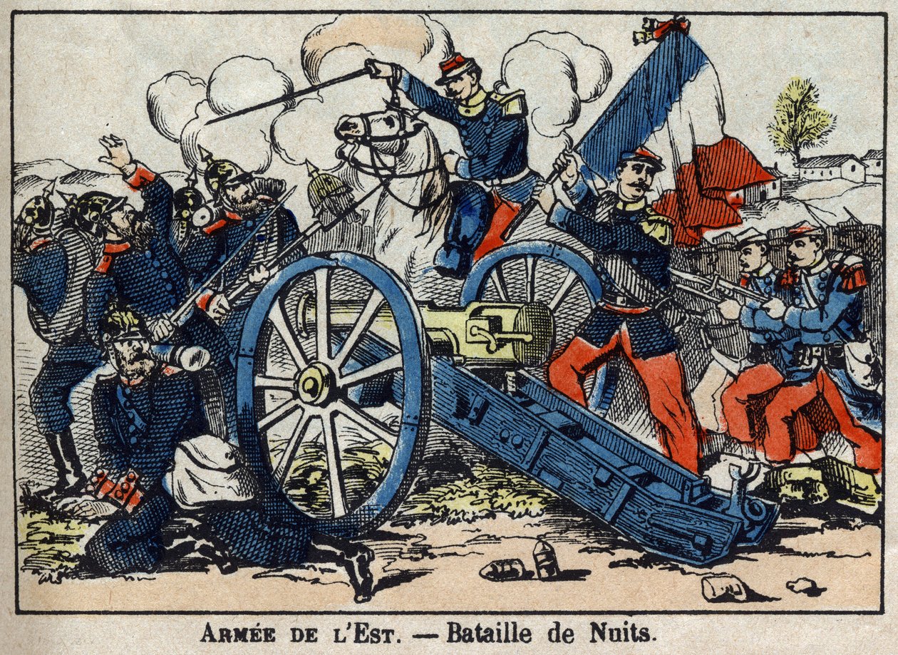 Guerra del 1870 tra Francia e Prussia: Battaglia di Nuits-Saint-Georges nella Costa d