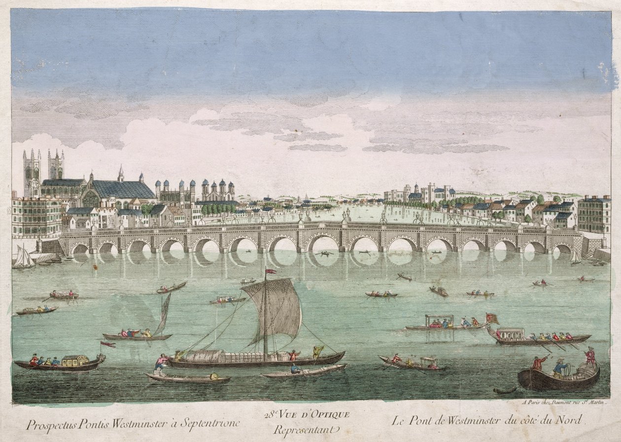 Ponte di Westminster, Londra da French School