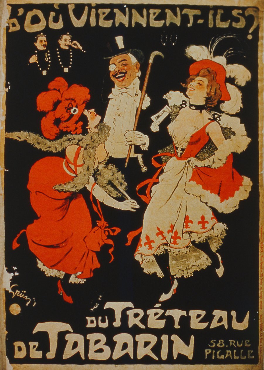 Da dove vengono? Dal Treteau de Tabarin, Pigalle, Parigi da French School